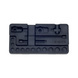 Hard foam insert for 1/4 inch socket wrench assortment