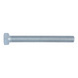 Hexagonal bolt with thread up to the head