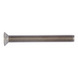 Countersunk head screw with recessed head, H
