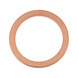 Sealing ring, copper, shape A