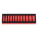 Foam insert for 3/8-inch socket wrench assortment, long