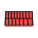 Foam insert for 1/2-inch socket wrench assortment, long