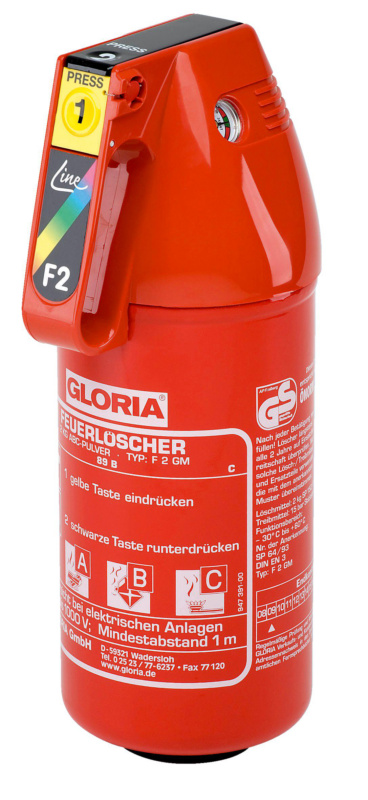 Feuerlöscher P2GM 2 kg