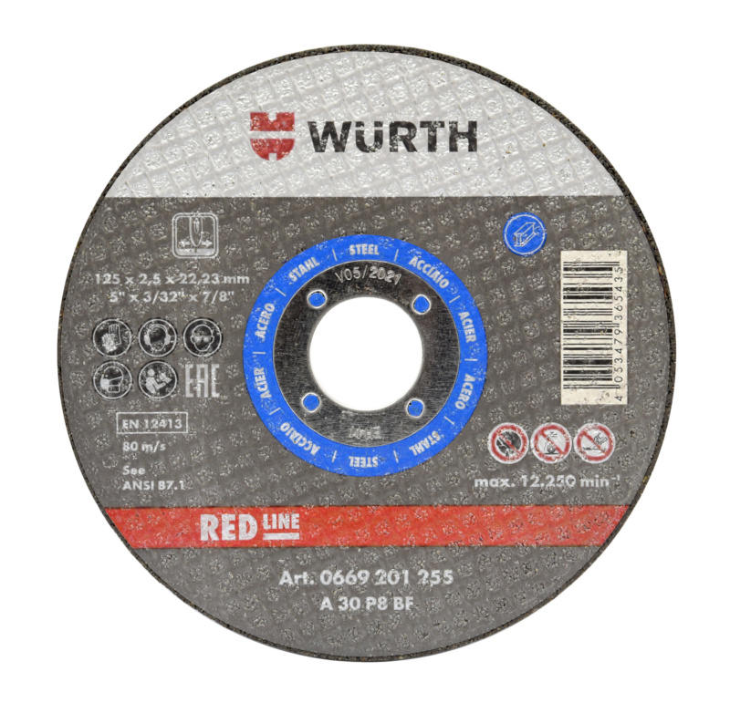 ใบตัดเหล็กสำหรับเหล็ก Red Line