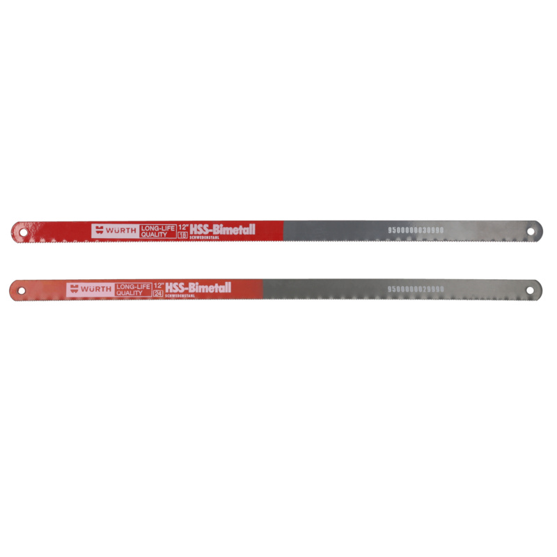 ใบเลื่อยมือโลหะสองชนิดสำหรับเลื่อยฉลุ HSS