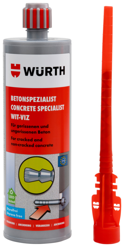 Injektionsmörtel Betonspezialist WIT-VIZ von Würth