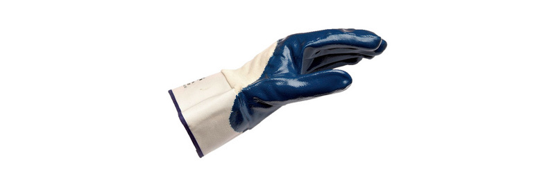 Schutzhandschuh Nitril blau