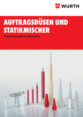 Auftragsdüsen und Statikmischer Auftragsdüsen und Statikmischer