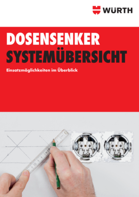 Dosensenker Systemübersicht Dosensenker Systemübersicht