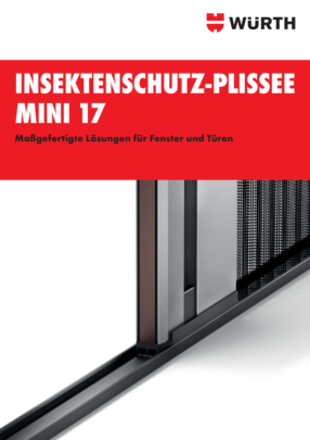 Insektenschutz-Plissee Mini 17 Insektenschutz-Plissee Mini 17
