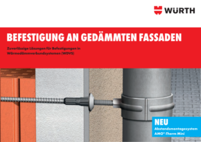 Befestigung an gedämmten Fassaden Befestigung an gedämmten Fassaden