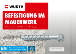 Befestigung im Mauerwerk Befestigung im Mauerwerk