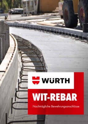 WIT-REBAR - Die Systemlösung für nachträgliche Bewehrungsanschlüsse WIT-REBAR - Die Systemlösung für nachträgliche Bewehrungsanschlüsse