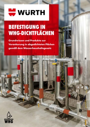 Befestigung in WHG-Dichtflächen Befestigung in WHG-Dichtflächen