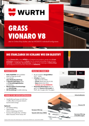 Grass Vionaro V8 - Jetzt im Online-Shop kaufen oder bei WÜDESTO individuell konfigurieren. 