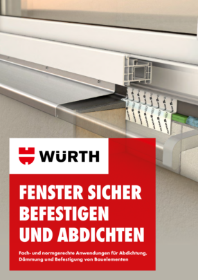 Fenster sicher befestigen und abdichten 