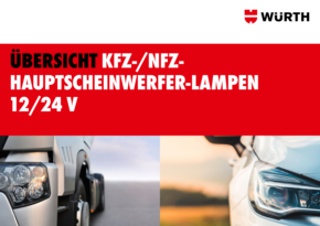 Kfz-/Nfz-Hauptscheinwerferlampen 12/24 V Kfz-/Nfz-Hauptscheinwerferlampen 12/24 V