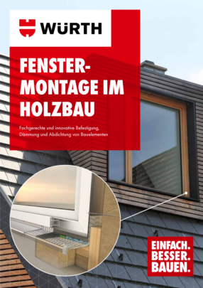 Fenstermontage im Holzbau