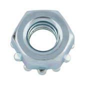 Porcas hexagonais com anilhas