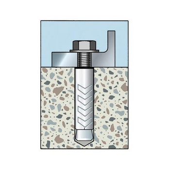 Cheville avec vis tête hexagonale MUNGO 15x180