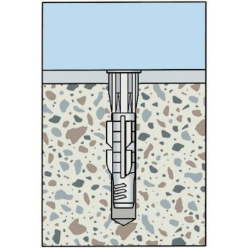 Viti Wurth Tasselli Multiuso Würth 6x36 Mm - Polietilene - Confezione Da 200 Pezzi - Zebra Shark Tasselli 6