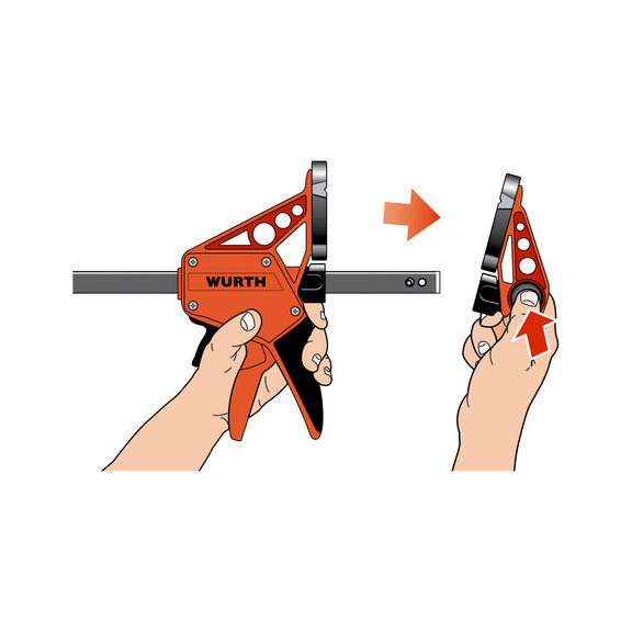 One-handed clamp - 0