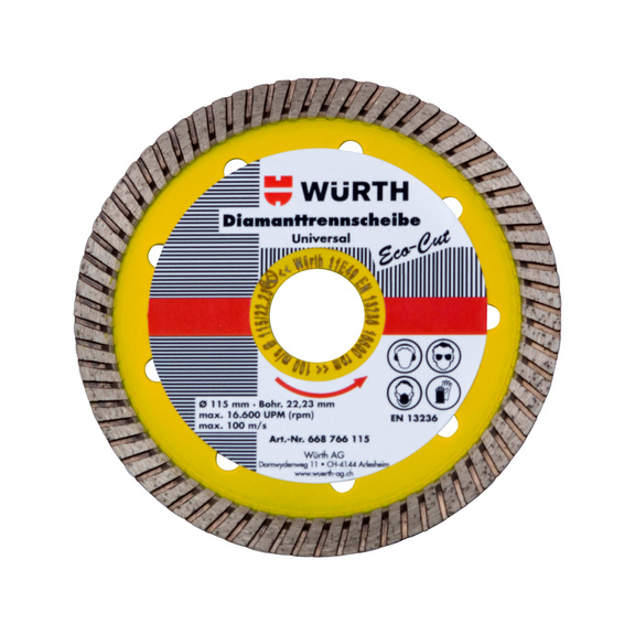 Disco de corte diamantado Eco Cut - 1