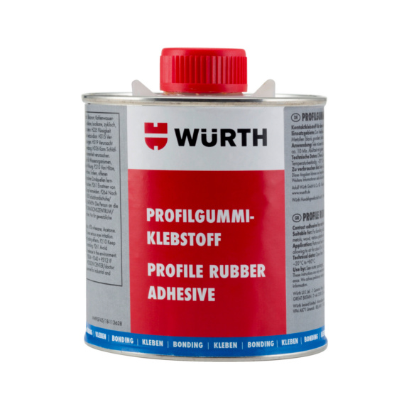 Profile rubber adhesive