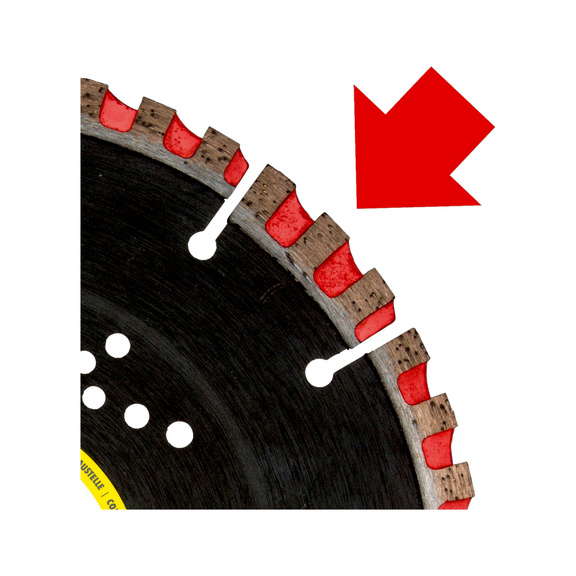 Disco corte diamantado LS Bau 3D-Extreme, rebarb. - 0