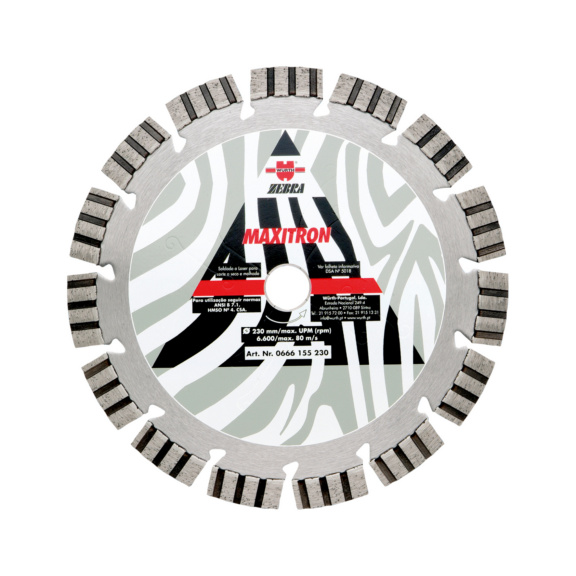 Disco de corte diamantado MAXITRON - 1