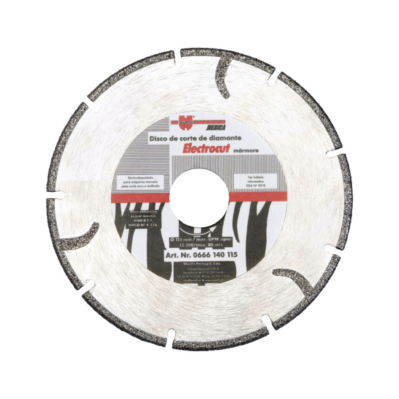Disco de corte diamantado ELECTROCUT - 1