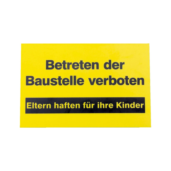 Betreten Auf Eigene Gefahr Schild Betreten Verboten! 3er Pack Folie 300 X 200 Mm, 7,99 Betreten Der Baustelle Verboten Schilder