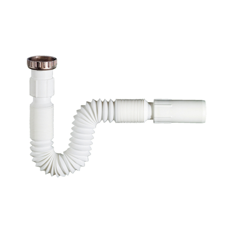 canotto tubo scarico flessibile estensibile per sifone lavello lavabo