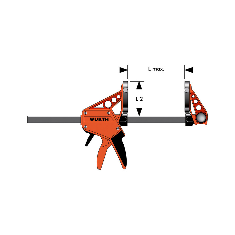 One-handed clamp - 2