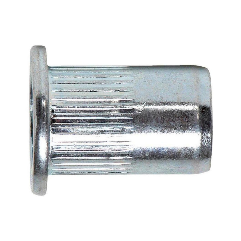 Insert taraudé à tête plate et tige moletée 094820 08 Würth