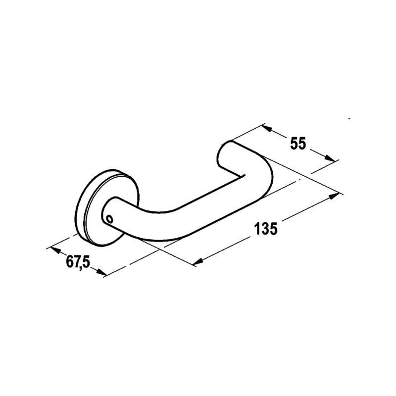 门把手,不锈钢,a 402 圆花饰上