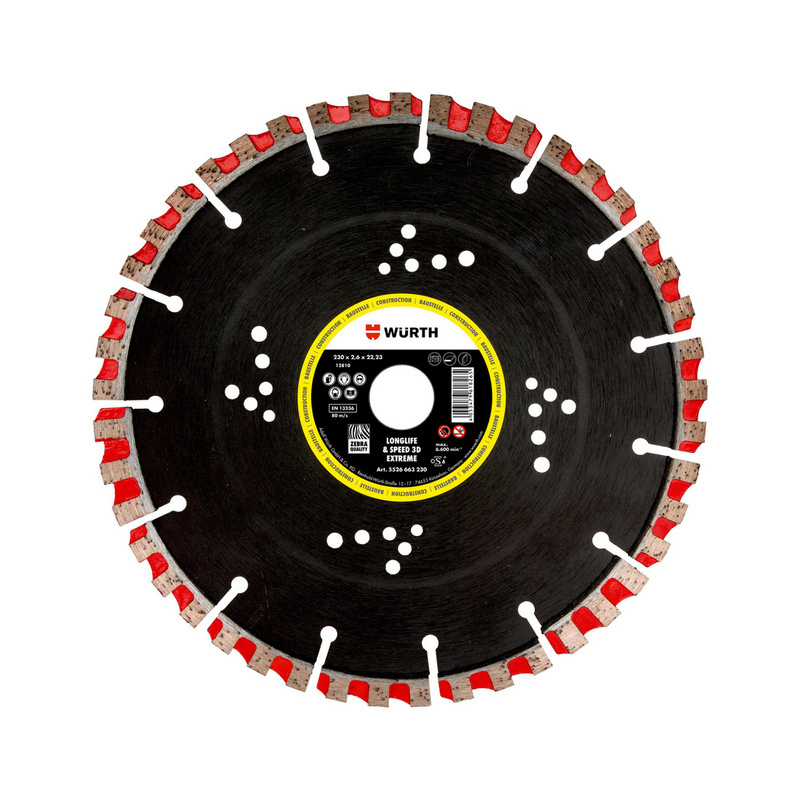 Disco corte diamantado LS Bau 3D-Extreme, rebarb. - 0