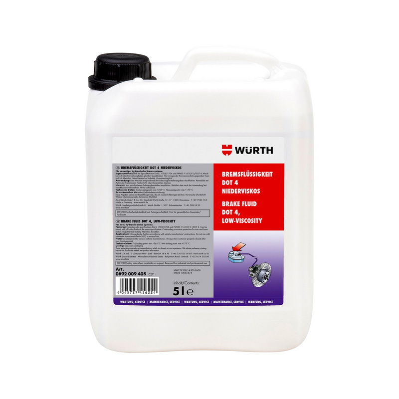 Bremsflüssigkeit DOT 4 niederviskos Bremsflüssigkeit DOT 4 niederviskos