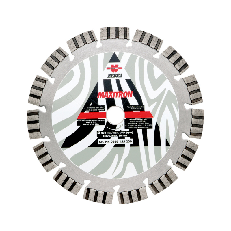 Disco de corte diamantado MAXITRON - 1
