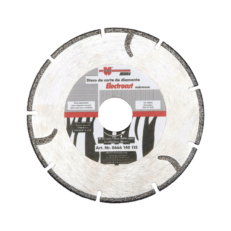 Disco de corte diamantado ELECTROCUT - 2