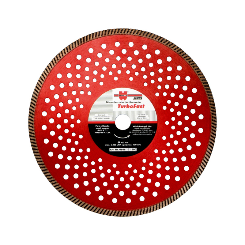 Disco de corte diamantado  TURBOFAST - 0