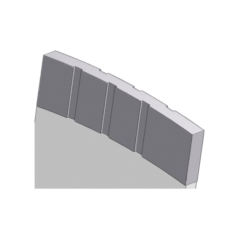 Disco corte diamantado p/ granito segm. inclinado - 0