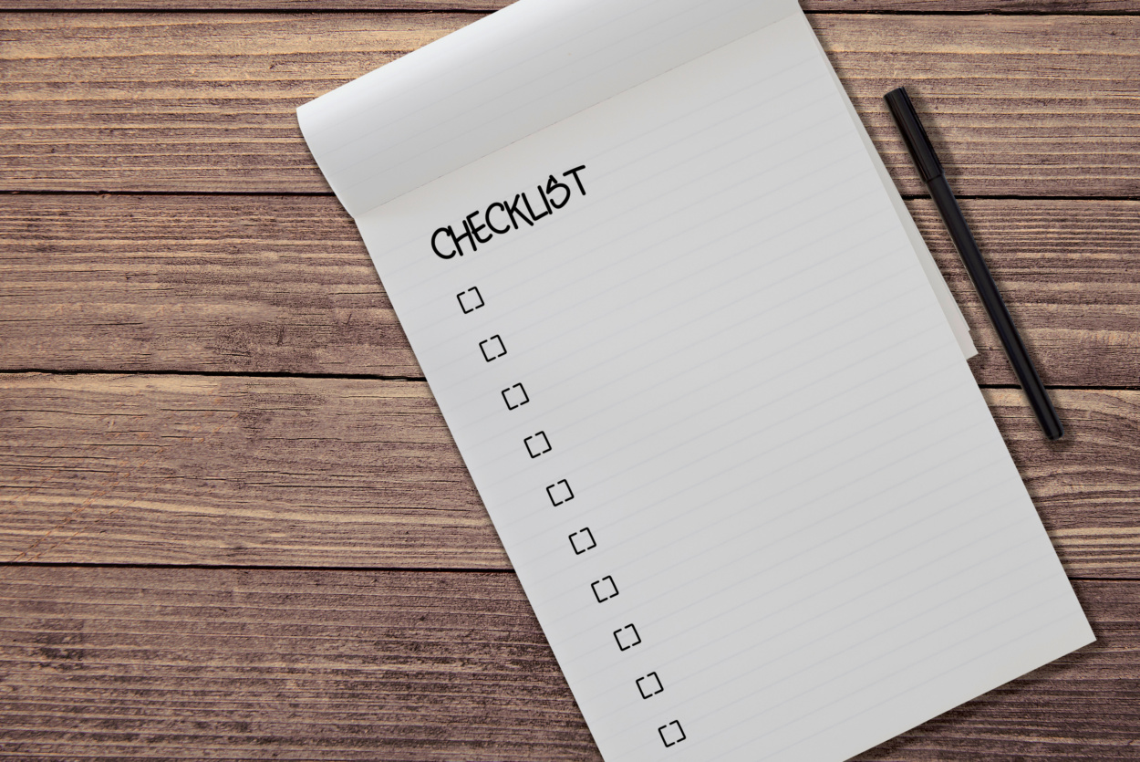 Checkliste Checkliste