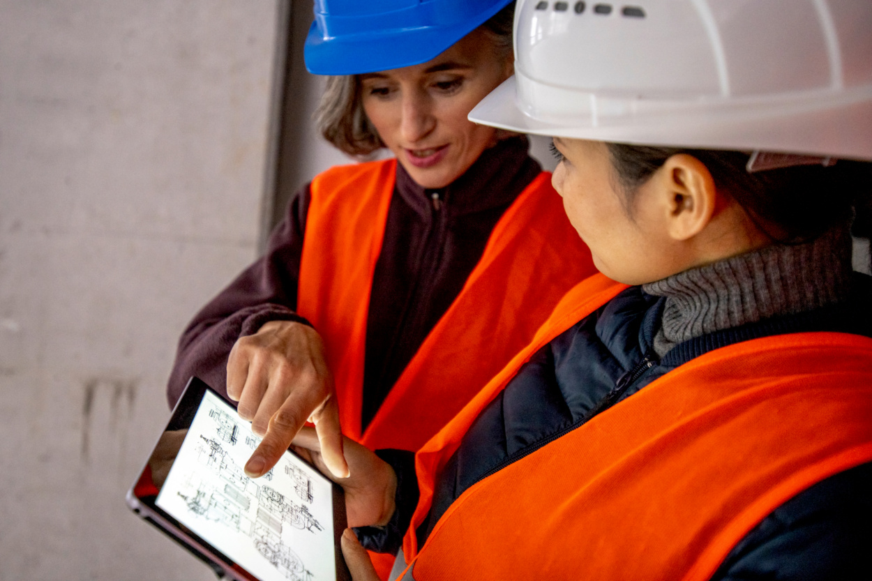 Digitale Bestellung auf der Baustelle Digitale Bestellung auf der Baustelle