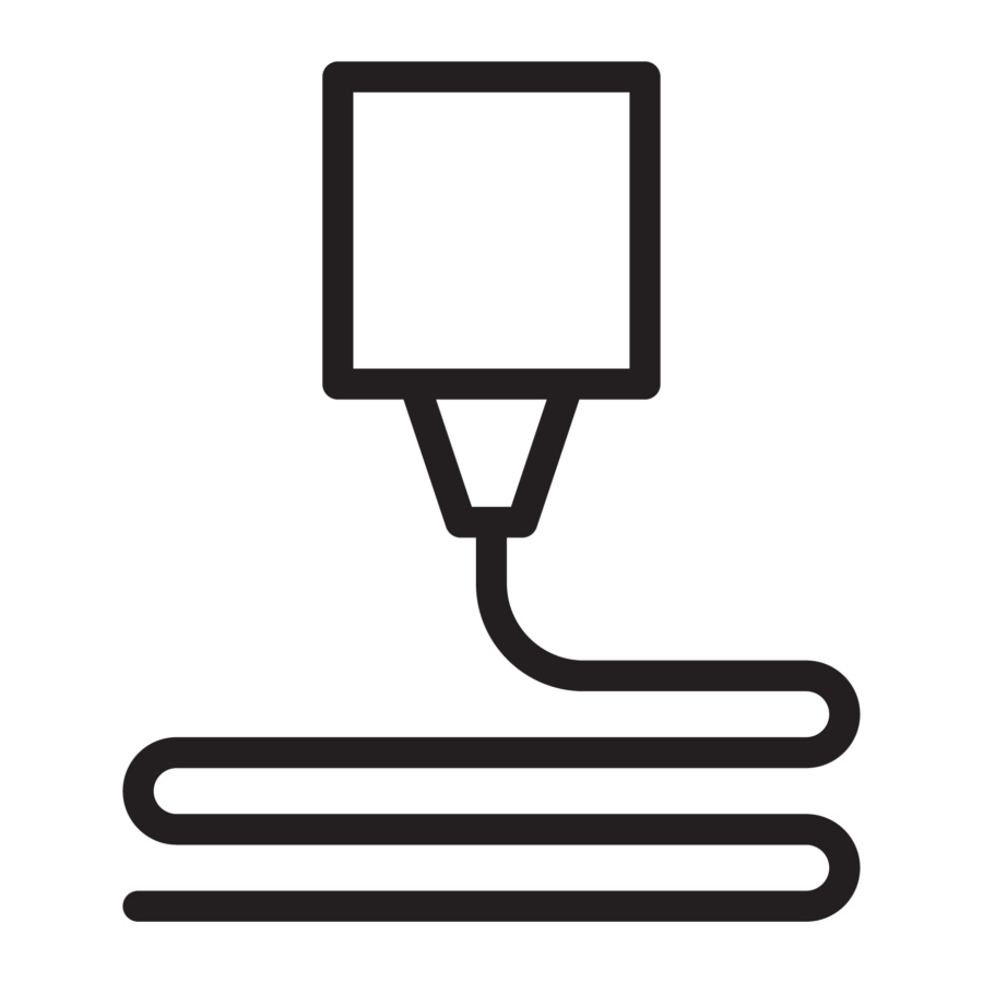 Icon für 3D-Druck Filament-Druck