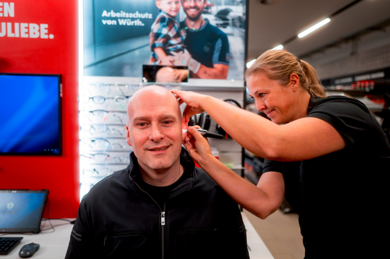 Abformung des Gehörgangs