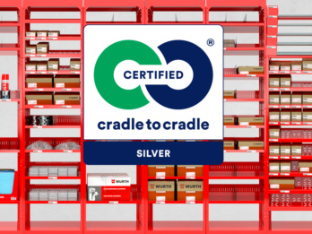 Teaser Cradle to Cradle Certified<sup>&reg;</sup> Silver Zertifizierung für ORSY<sup>&reg;</sup> System-Regal Module