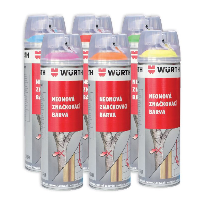 Značkovací sprej stavebný NEON YELLOW 500ml